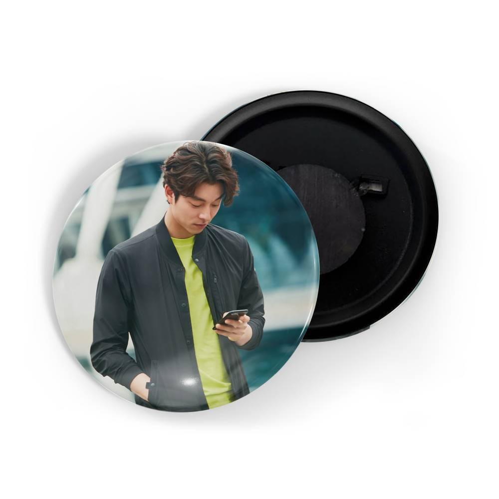 dhcrafts Fridge Magnet K-Drama Korean Actor Multicolour Gong Yoo D11 Glossy Finish Design Pack of 1